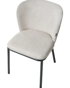 Sæt med 2 spisebordsstole ARTESIA Lys Beige