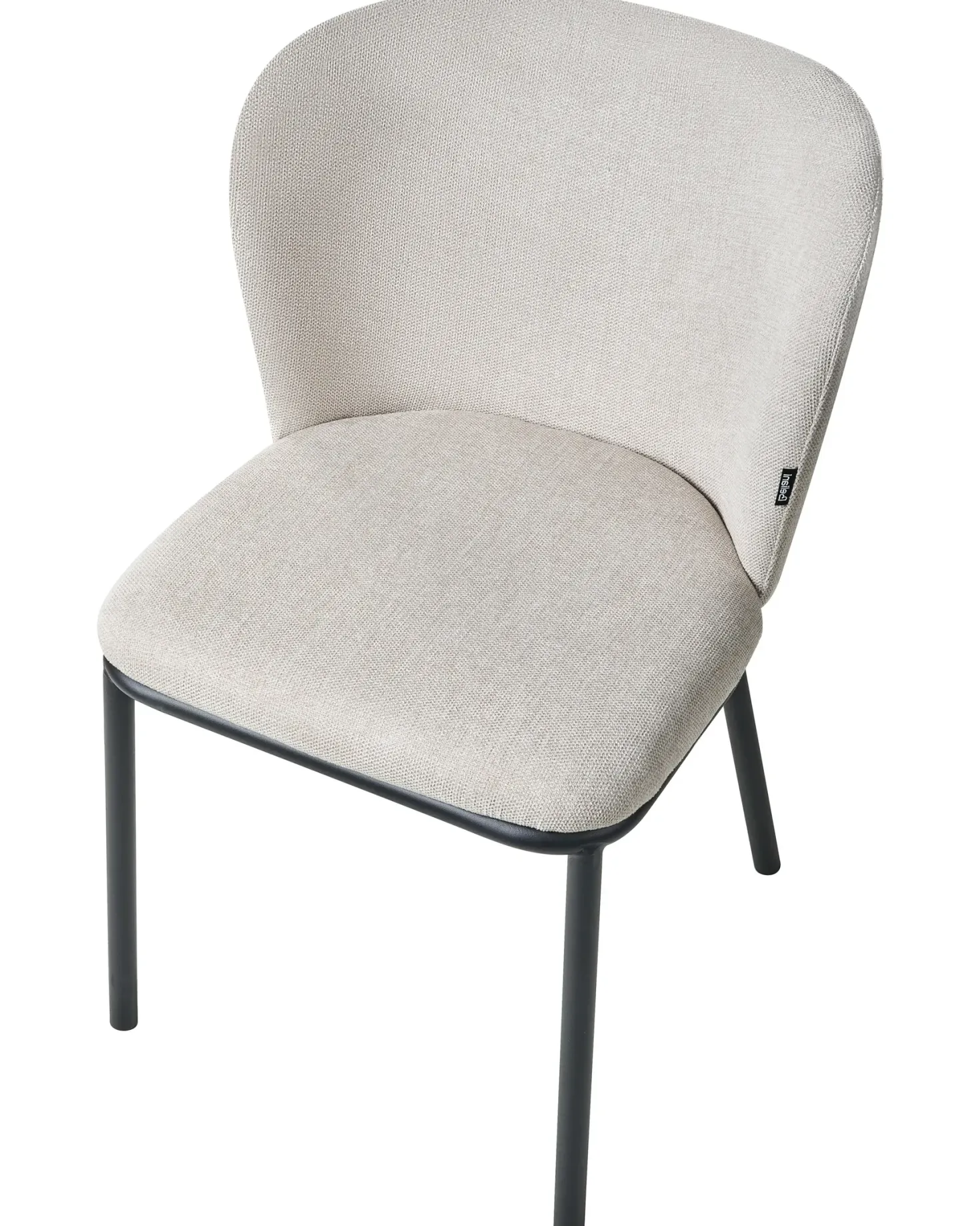 Sæt med 2 spisebordsstole ARTESIA Lys Beige