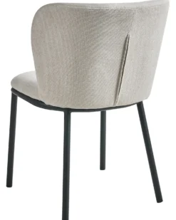 Sæt med 2 spisebordsstole ARTESIA Lys Beige