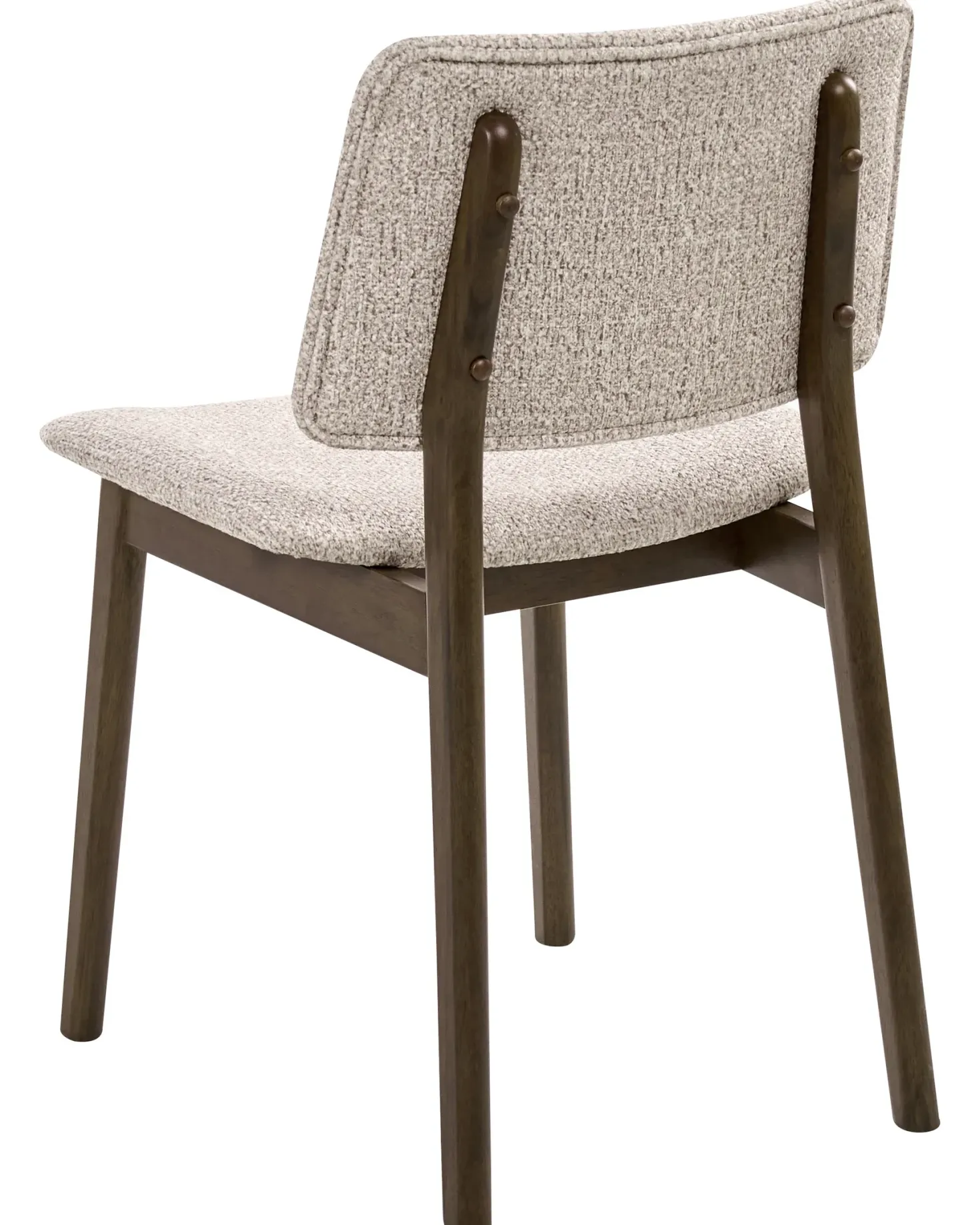 Sæt med 2 spisebordsstole BLANE Boucle Mørkebrun/taupe