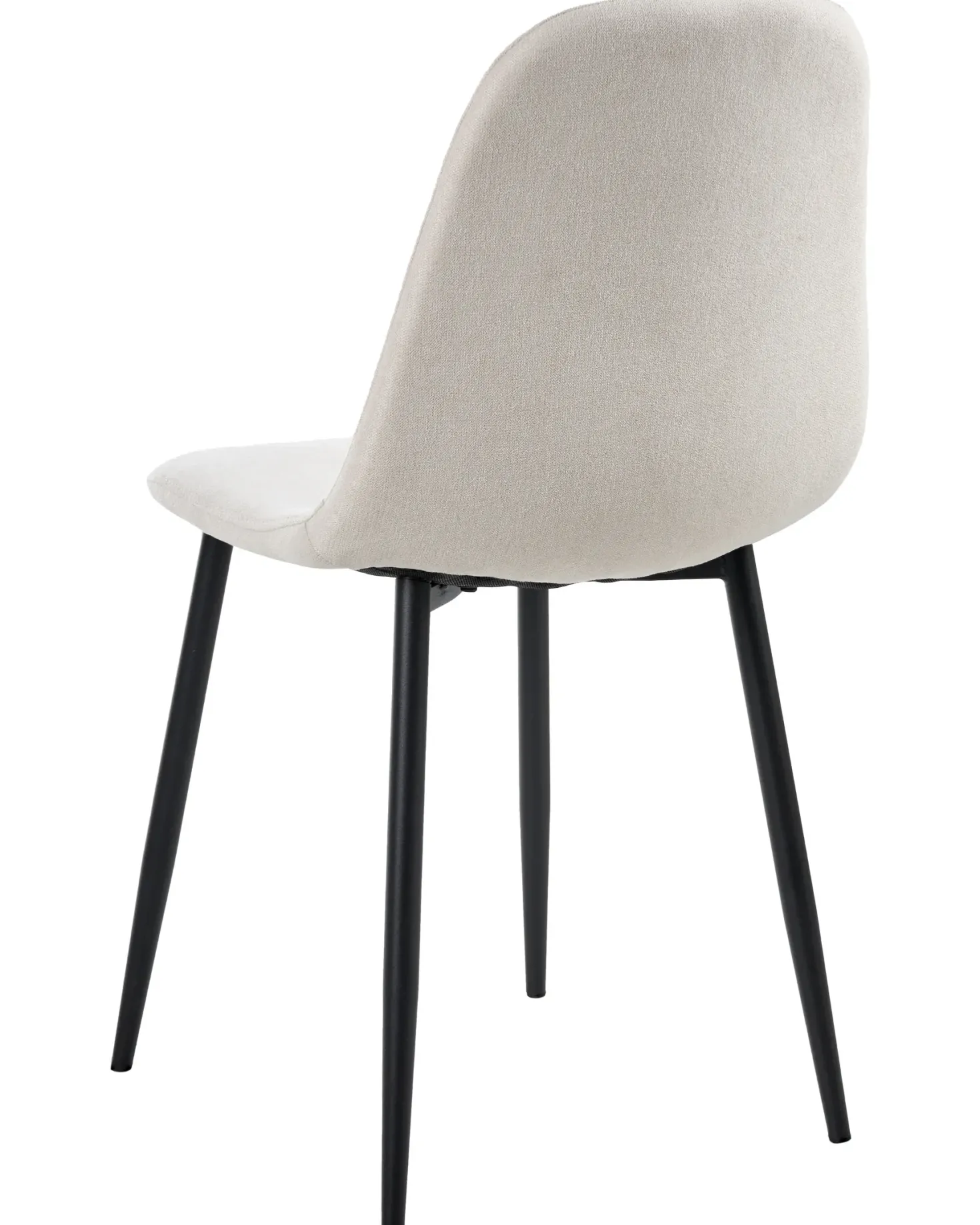 Sæt med 4 spisebordsstole CRANDALL Lys Beige