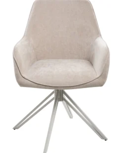 Sæt med 2 spisebordsstole JODAR Beige
