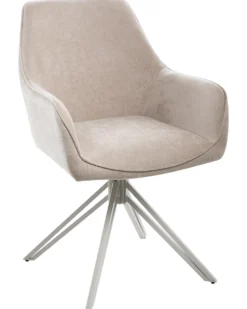 Sæt med 2 spisebordsstole JODAR Beige
