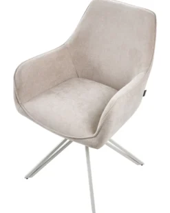 Sæt med 2 spisebordsstole JODAR Beige