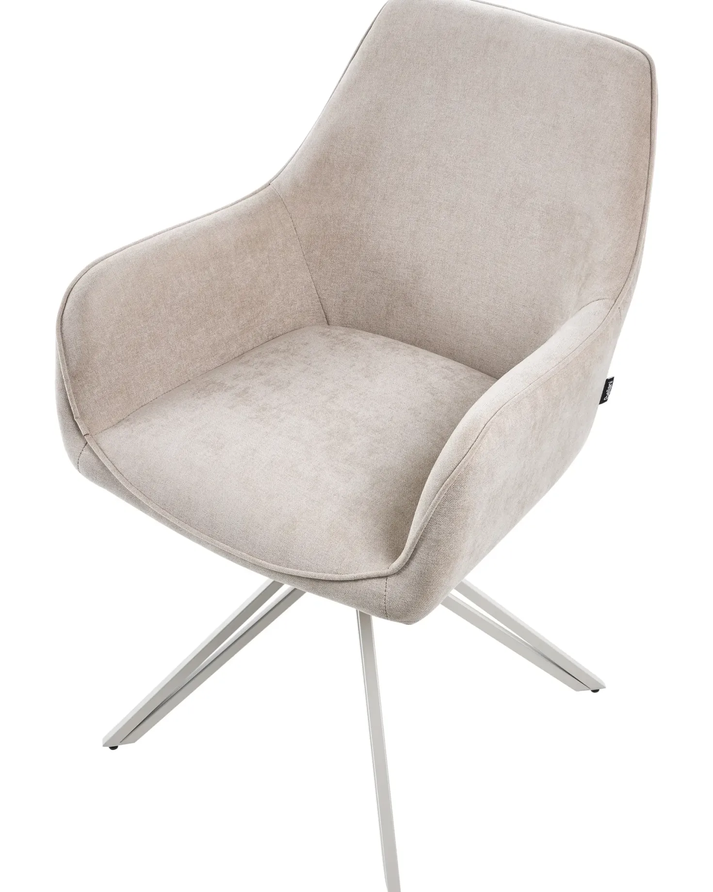 Sæt med 2 spisebordsstole JODAR Beige