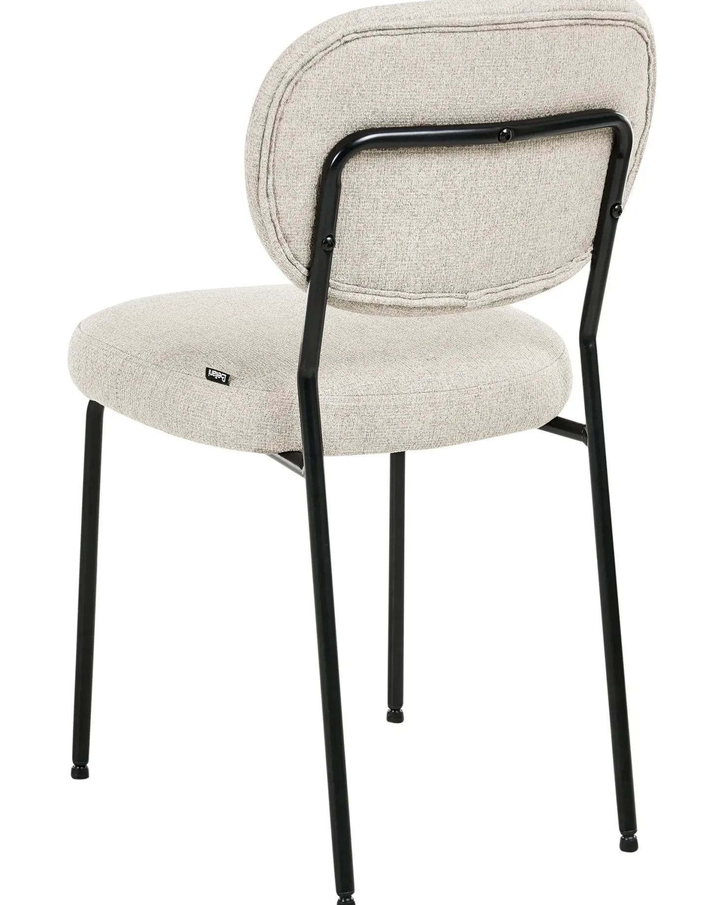 Sæt med 2 spisebordsstole LOLETA Lys Beige