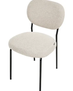 Sæt med 2 spisebordsstole LOLETA Lys Beige