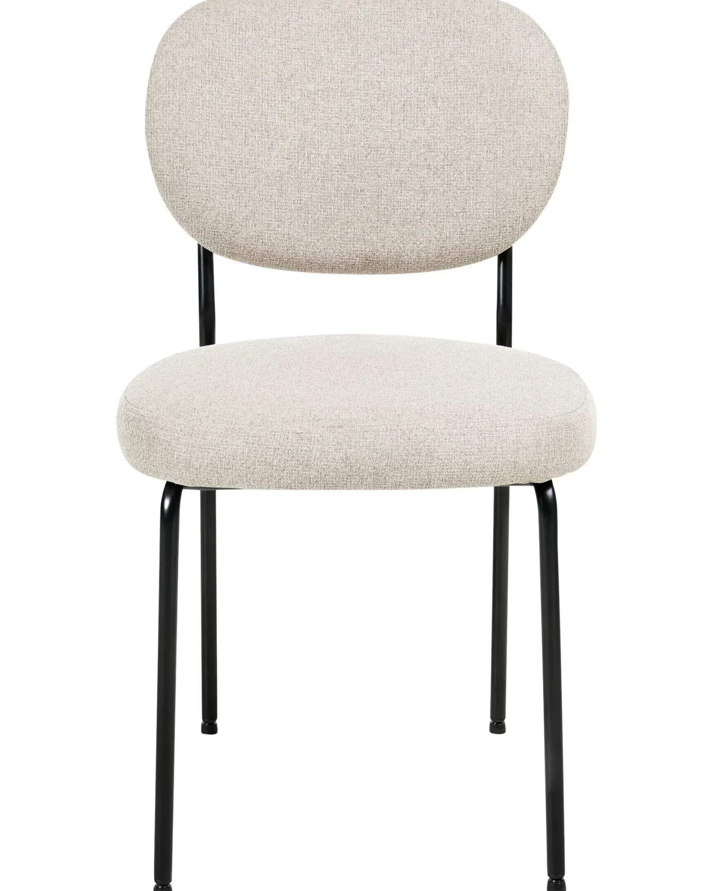 Sæt med 2 spisebordsstole LOLETA Lys Beige