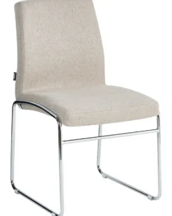 Sæt med 2 spisebordsstole LECCO Beige