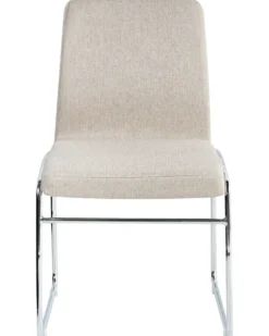 Sæt med 2 spisebordsstole LECCO Beige