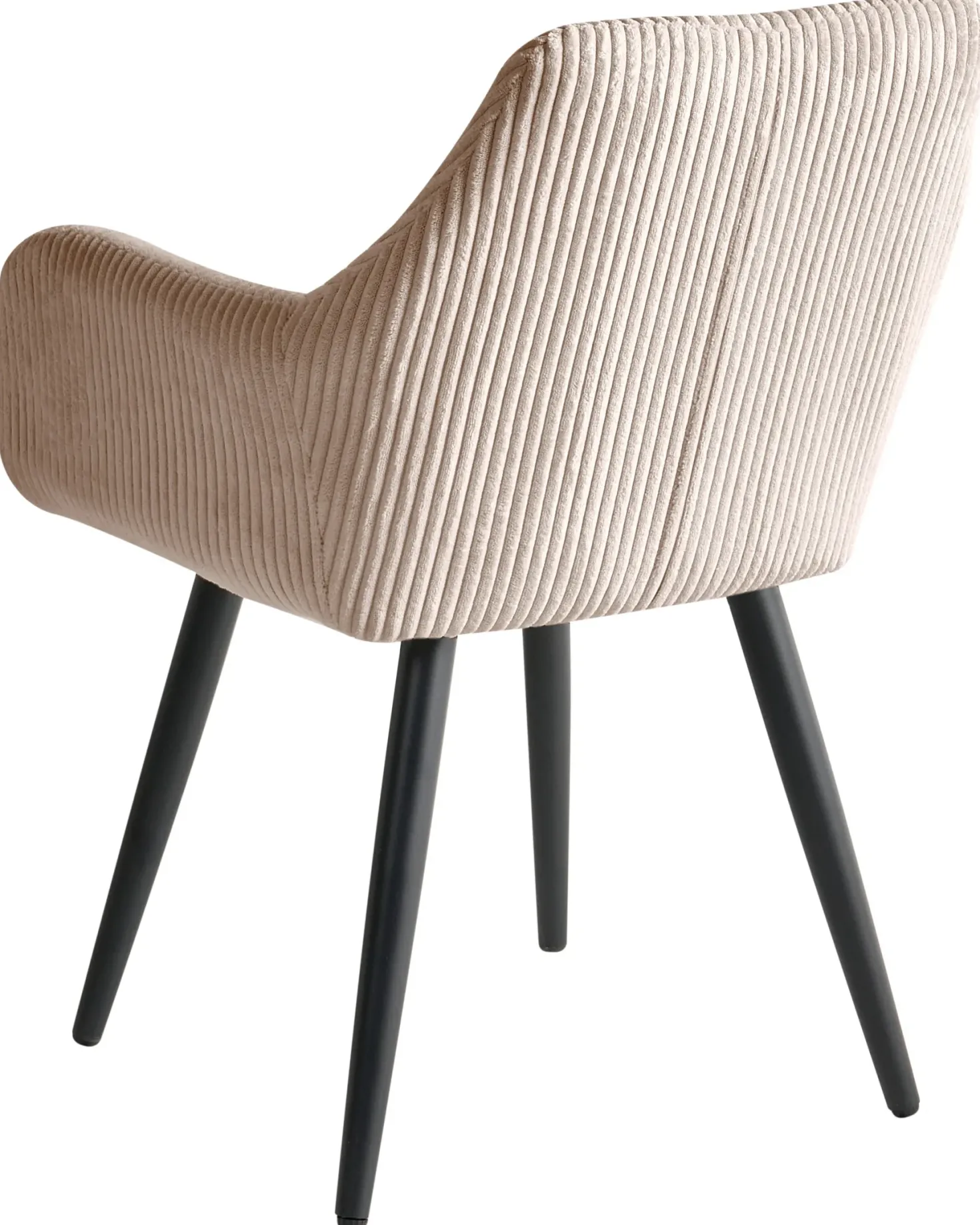 Sæt med 2 spisebordsstole MORI Fløjl Beige