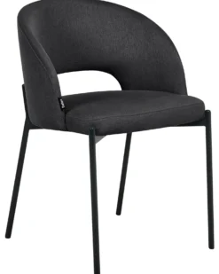 Sæt med 2 spisebordsstole PENNY Sort