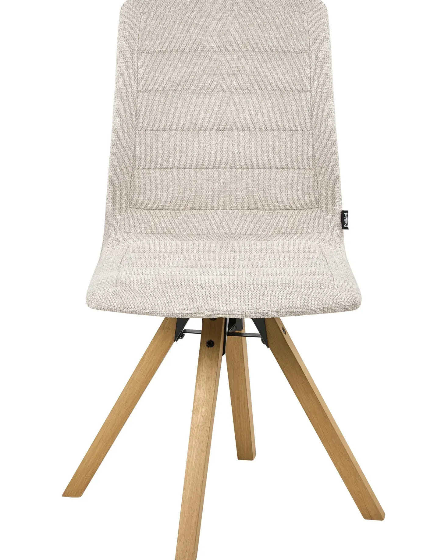 Sæt med 2 spisebordsstole ROX Lys Beige