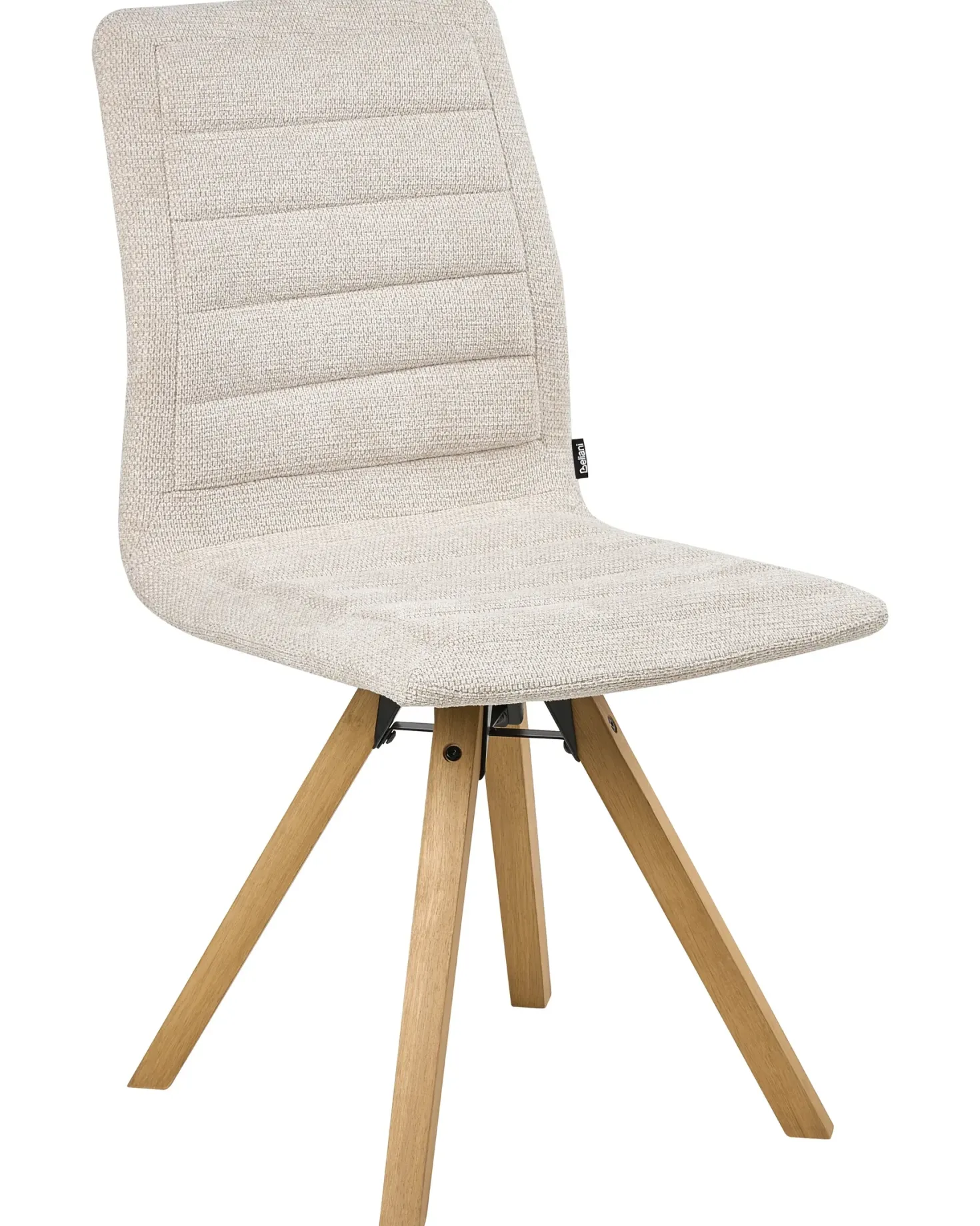 Sæt med 2 spisebordsstole ROX Lys Beige