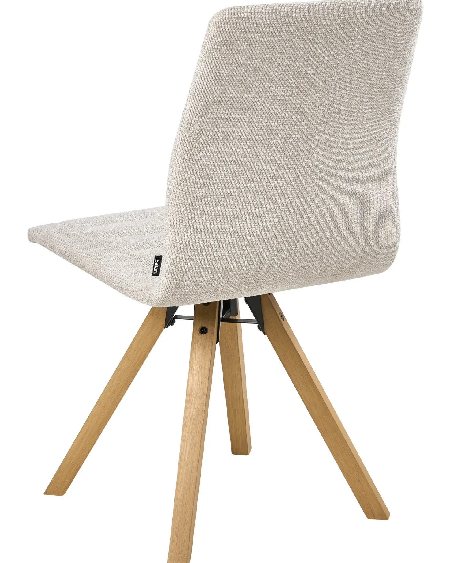 Sæt med 2 spisebordsstole ROX Lys Beige