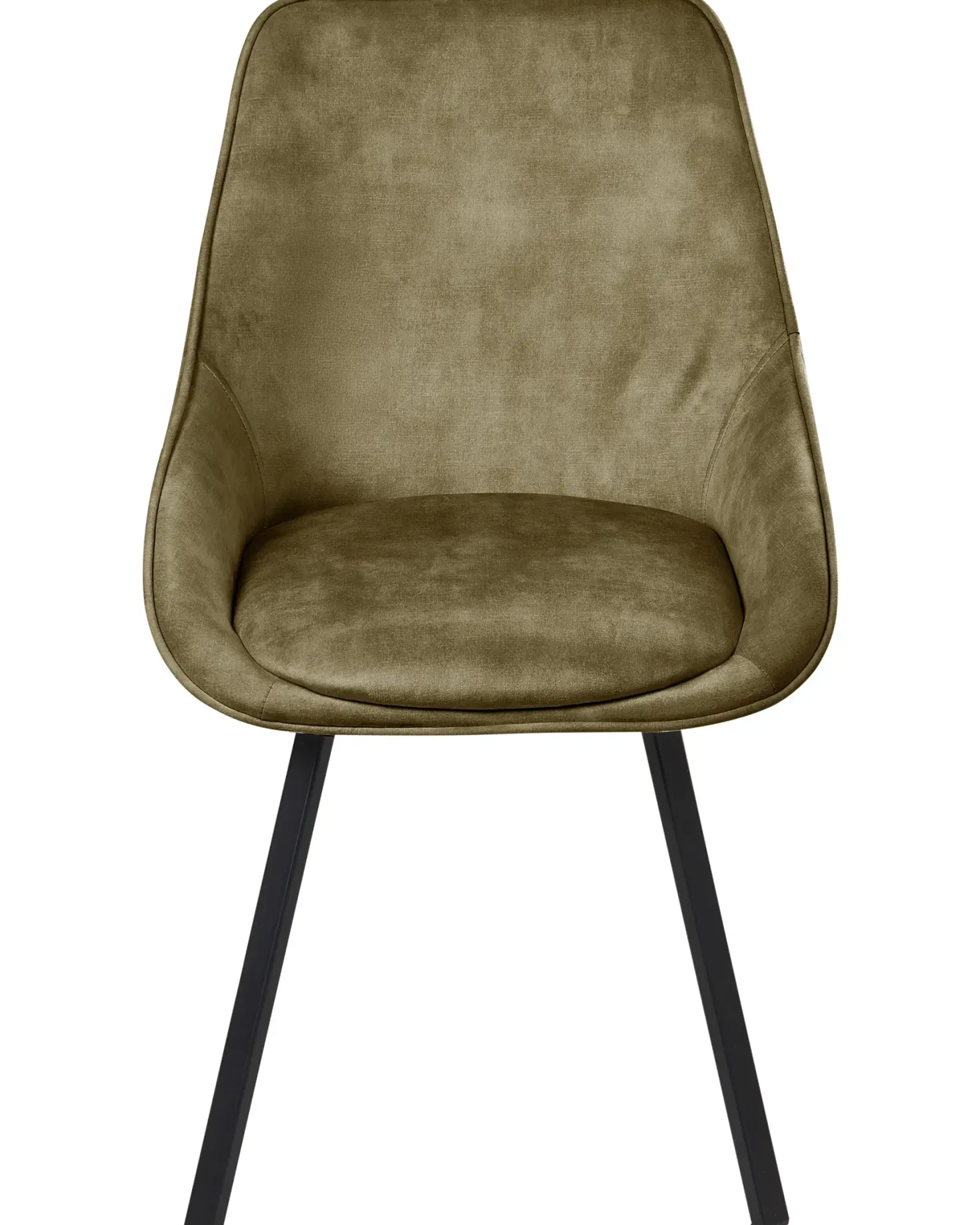 Sæt med 2 spisebordsstole TERLTON Velour Grøn