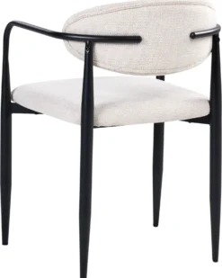 Sæt med 2 spisebordsstole TANEVIK Lys Beige