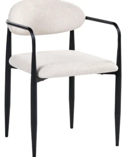 Sæt med 2 spisebordsstole TANEVIK Lys Beige