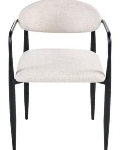 Sæt med 2 spisebordsstole TANEVIK Lys Beige