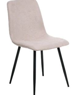 Sæt med 4 spisebordsstole TUSCOLA Beige