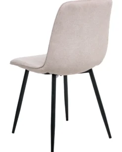 Sæt med 4 spisebordsstole TUSCOLA Beige
