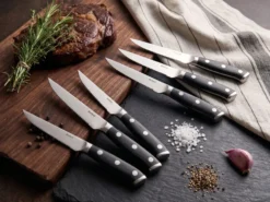 Sæt med 6 steakknive TOYAMA Sort