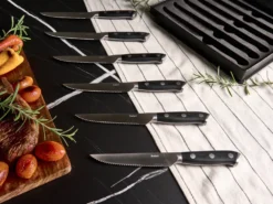 Sæt med 6 steakknive TOYAMA Sort