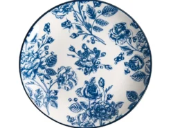 Sæt med 12 stykker service BASIL Porcelæn Blå