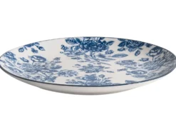 Sæt med 12 stykker service BASIL Porcelæn Blå