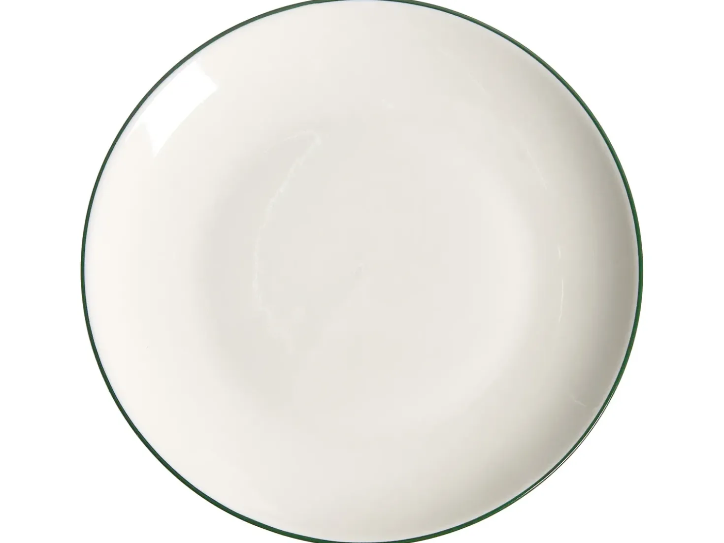Sæt med 12 stykker service CUMIN Porcelæn Off-white/ Grøn