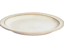 Sæt med 12 stykker service CHIVES Stentøj Lys Beige