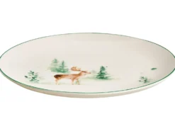 Sæt med 12 stykker service CHILI Porcelæn Hvid