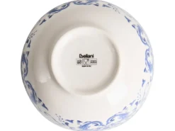 Sæt med 12 stykker service GALANGAL Porcelæn Hvid/blå
