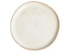 Sæt med 12 stykker service HOPS Stentøj Lys Beige
