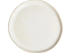 Sæt med 12 stykker service HOPS Stentøj Lys Beige