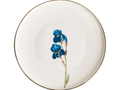 Sæt med 12 stykker service HYSSOP Porcelæn Hvid