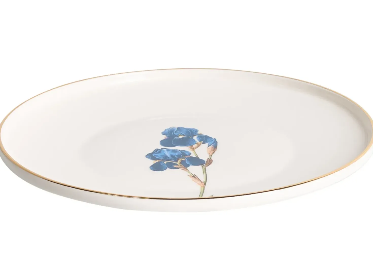Sæt med 12 stykker service HYSSOP Porcelæn Hvid