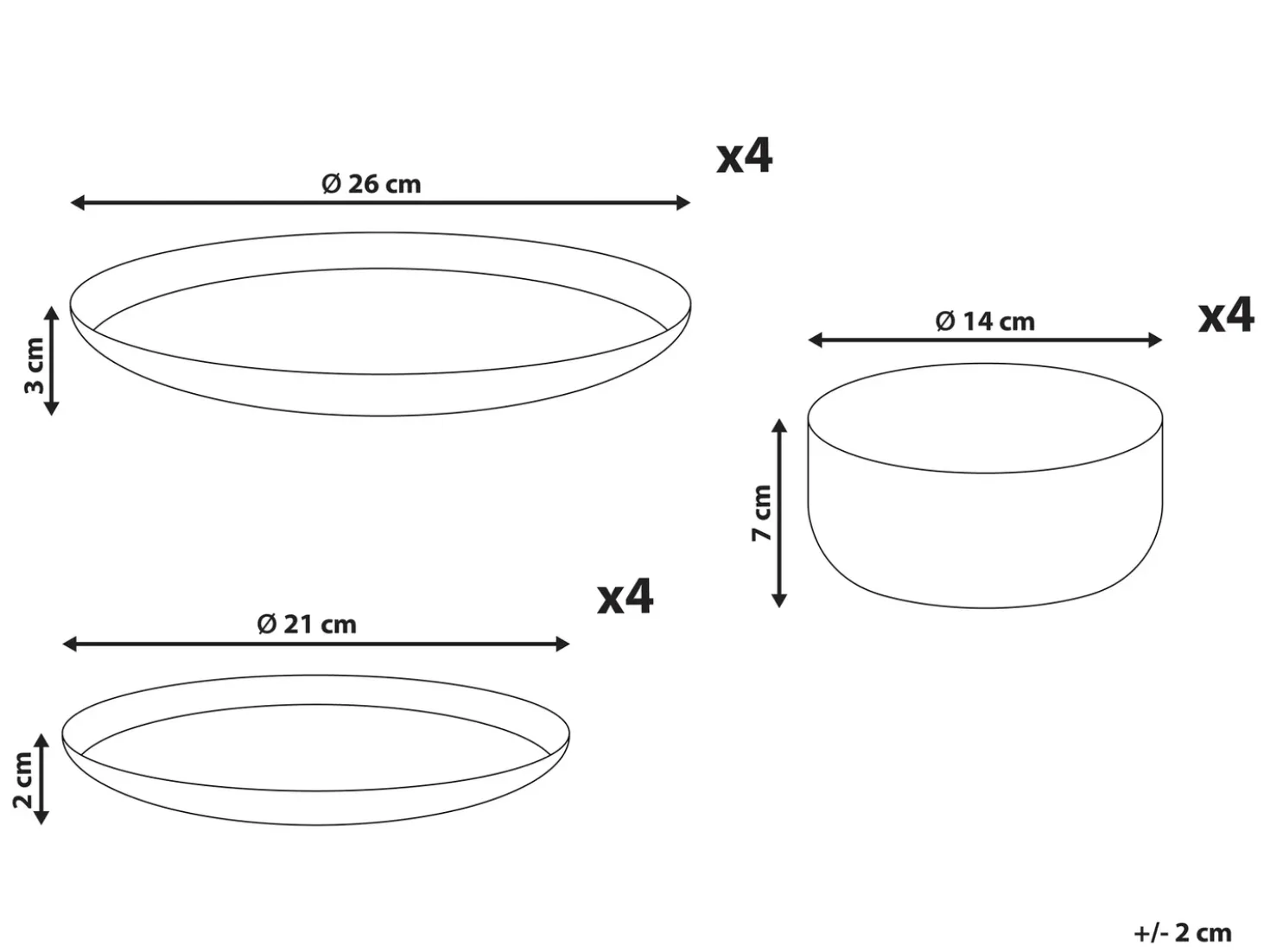 Sæt med 12 stykker service SHISO Porcelæn Hvid/blå