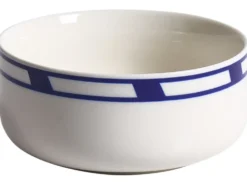 Sæt med 12 stykker service SHISO Porcelæn Hvid/blå