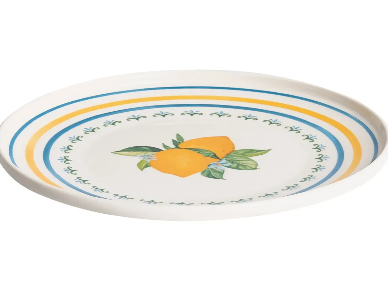 Sæt med 12 stykker service TARRAGON Porcelæn Hvid/ Grøn