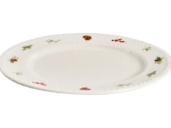 Sæt med 16 stykker spisestel MARJORAM Porcelæn Hvid