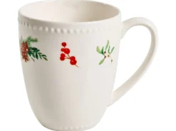 Sæt med 16 stykker spisestel MARJORAM Porcelæn Hvid