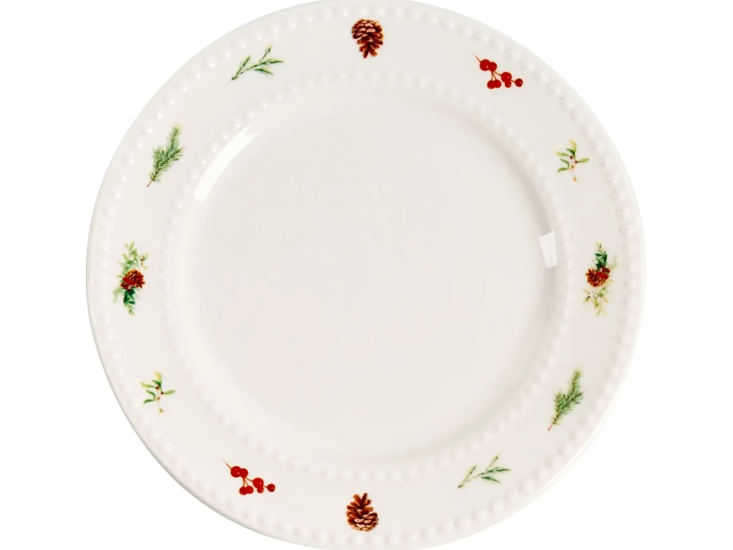 Sæt med 16 stykker spisestel MARJORAM Porcelæn Hvid