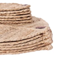 Sæt med dækkeservietter og bordskånere PEPPERLEAF Jute Naturlig