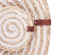 Sæt med dækkeservietter og bordskånere QUININE Jute Naturlig