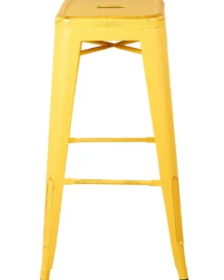 Sæt af 2 barstole CABRILLO Metal Gul