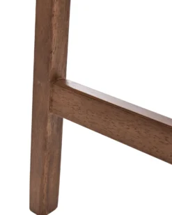 Sæt af 2 barstole DIXON Træ Mørkebrun/beige