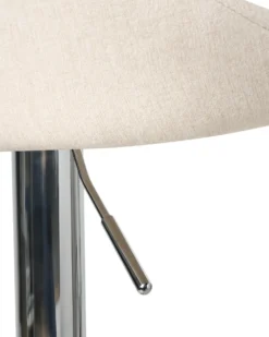 Sæt af 2 barstole LUCCA Lys Beige