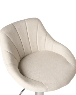 Sæt af 2 barstole LUCCA Lys Beige