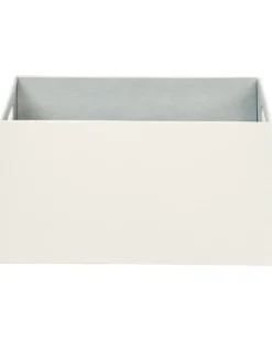 Sæt af 3 bokse LARSA Kunstlæder Beige